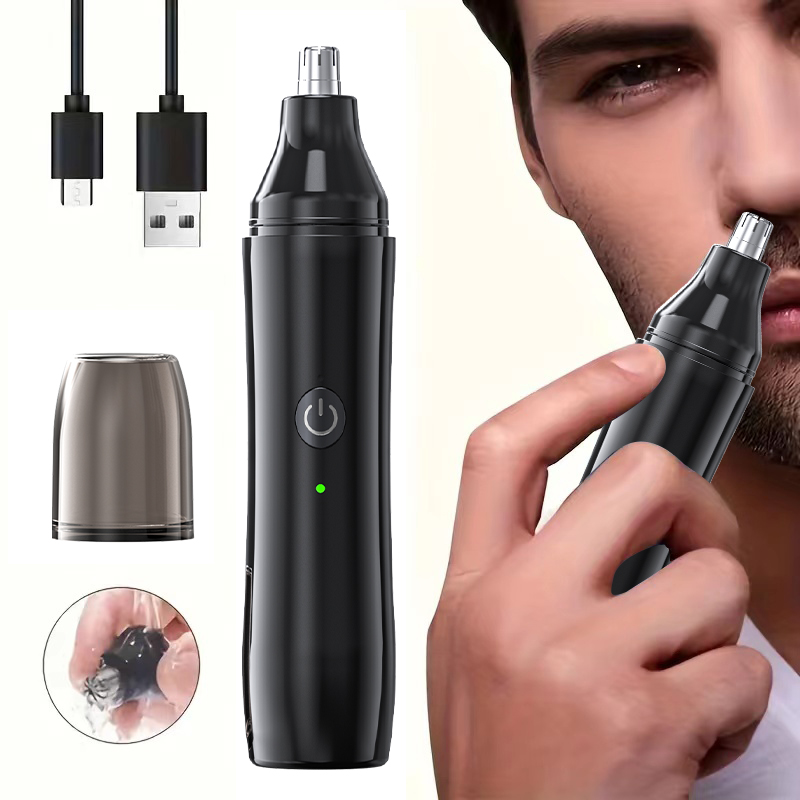 Men'S Grooming Facial - ماكينة تشذيب شعر الأنف القابلة لإعادة