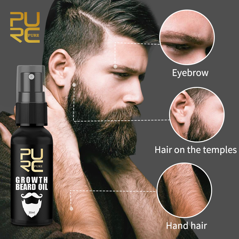 زيت نمو اللحية من PURC للرجال، - مراجعة Mens Grooming Treatment وسعره
