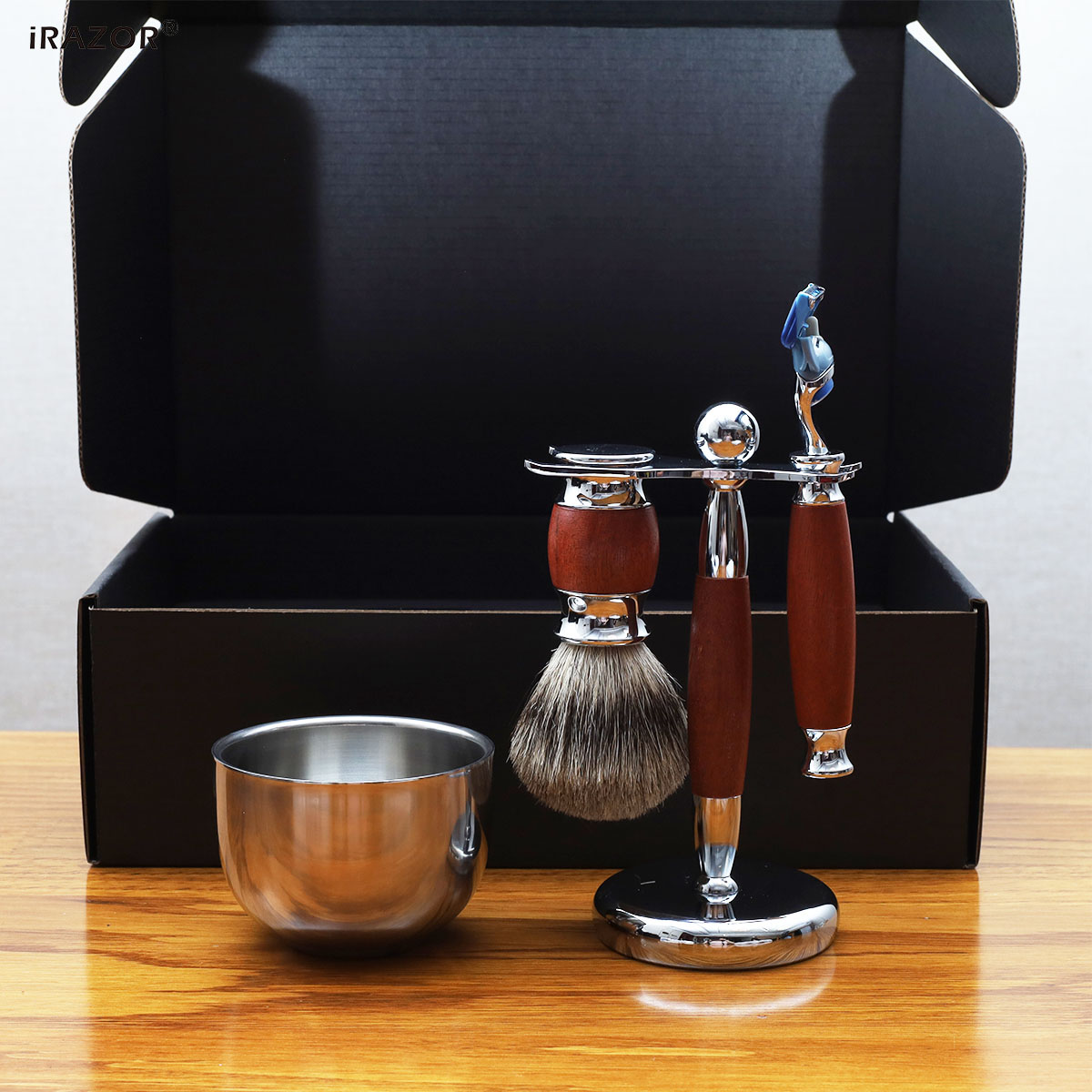 طقم حلاقة فاخر للرجال من iRAZO - مراجعة Men'S Grooming Gift Box وسعره